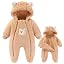 Baby Thick Winter Hooded Romper Jumpsuit F1704