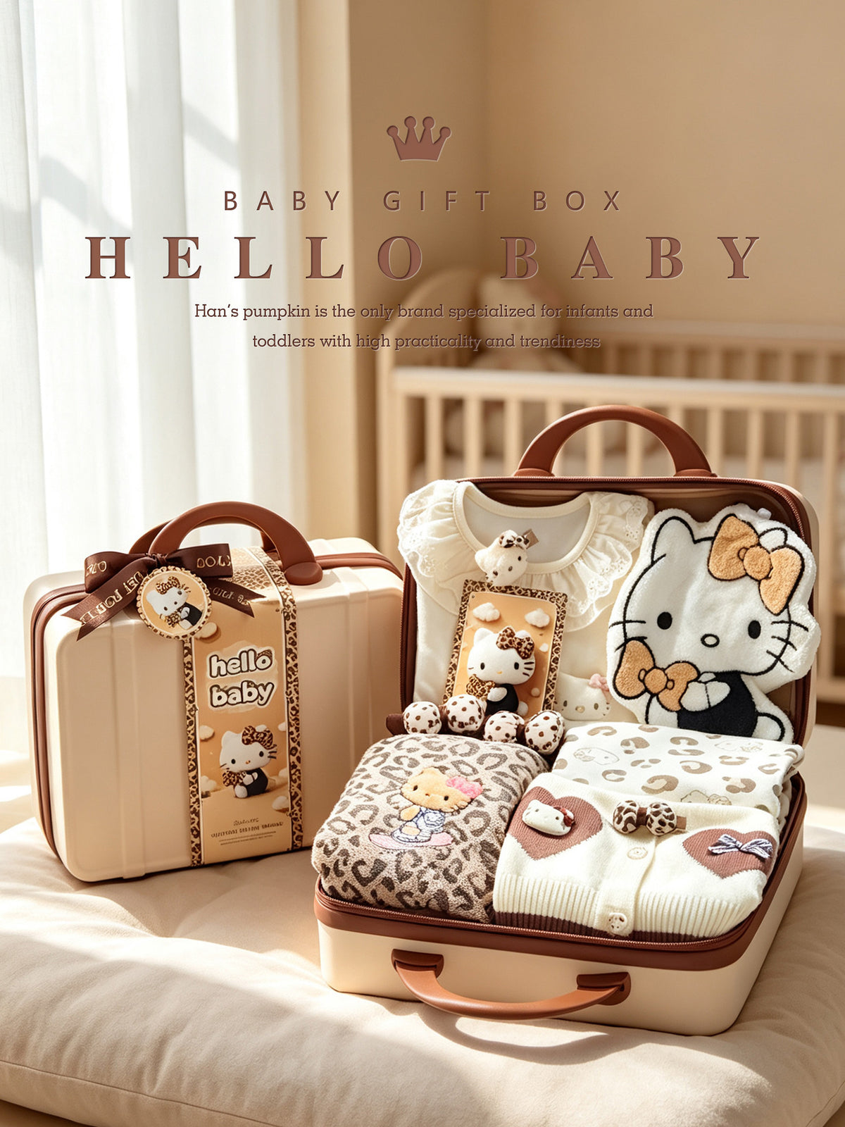 Baby Girls Autumn Demi-Season Newborn Gift Box Set