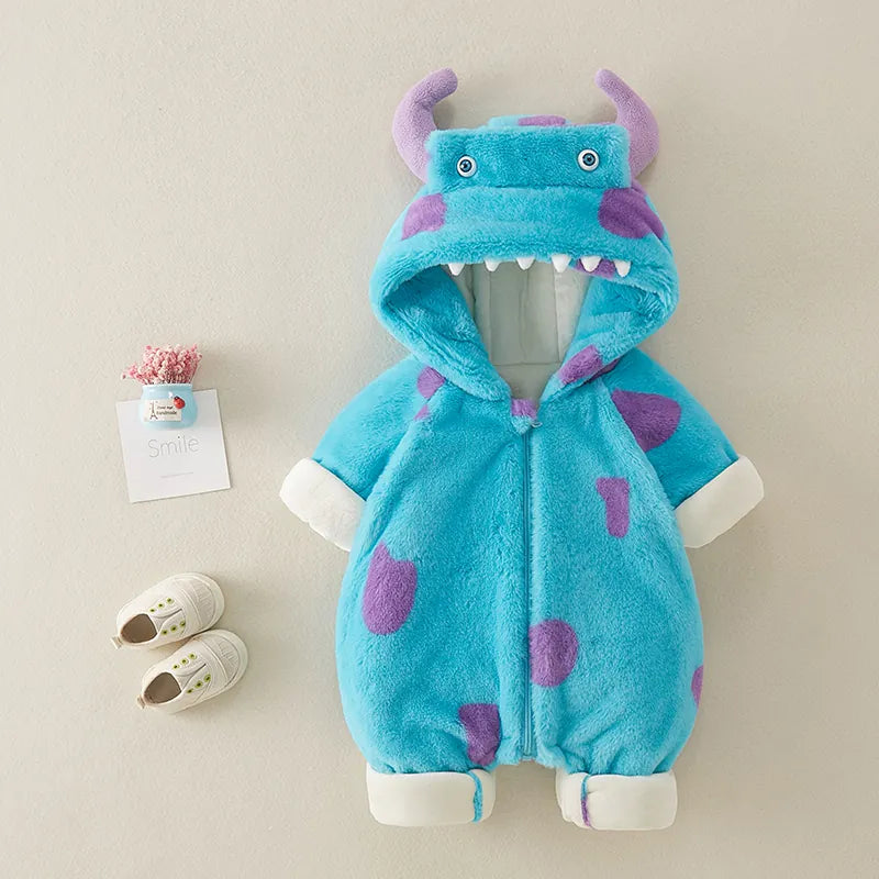 Baby Long-Sleeve Demi-Season Warm Bodysuit 46465