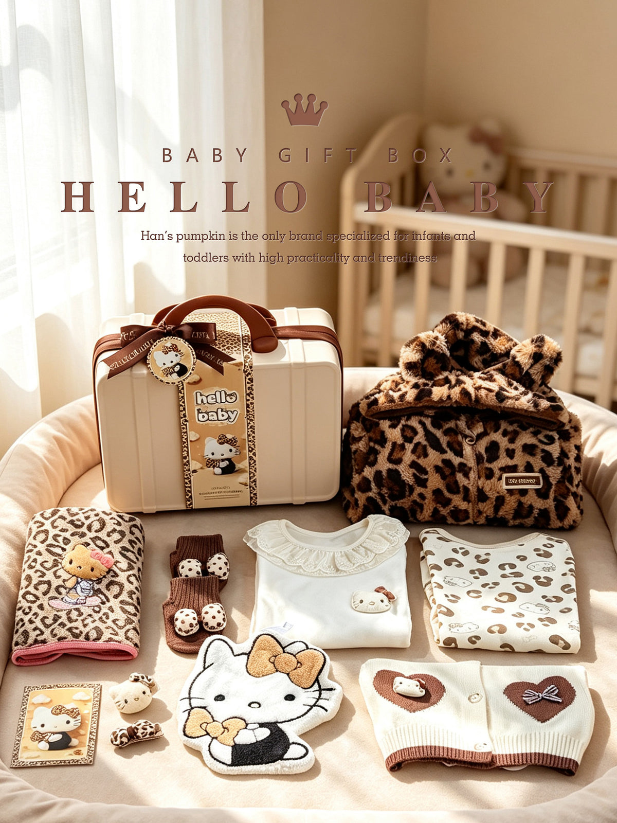 Baby Girls Autumn Demi-Season Newborn Gift Box Set